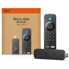 AMAZON - Fire TV Stick 4K Plus 8GB WiFi 6 Negro Streaming