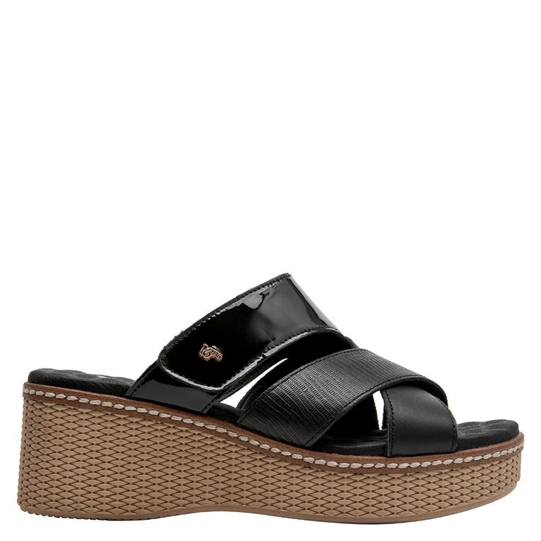 Sandalia Casual Mujer Negro