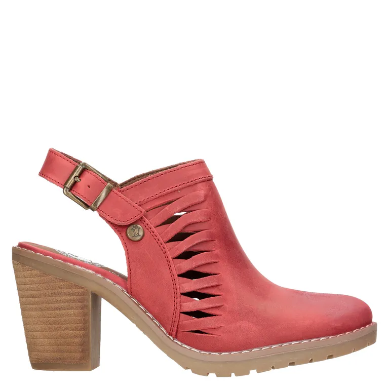 Sandalia Casual Mujer Rojo
