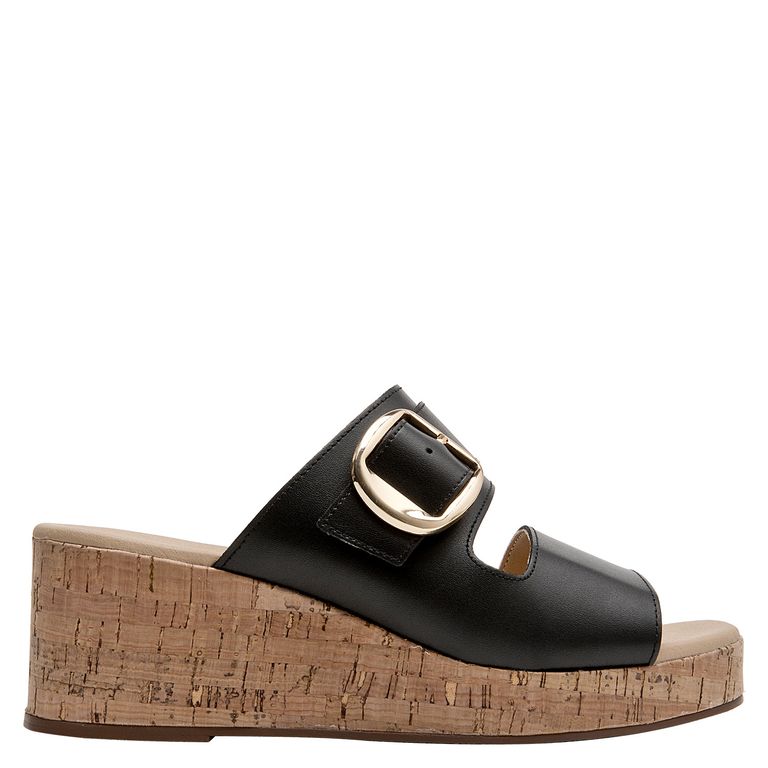 Sandalia Casual Mujer Negro