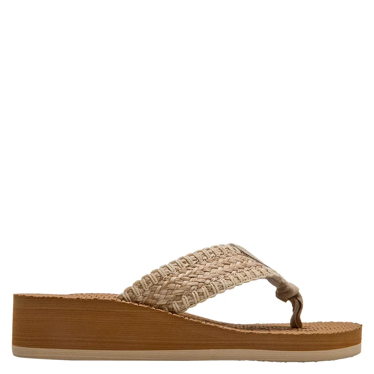 Sandalia Casual Mujer Marrón claro