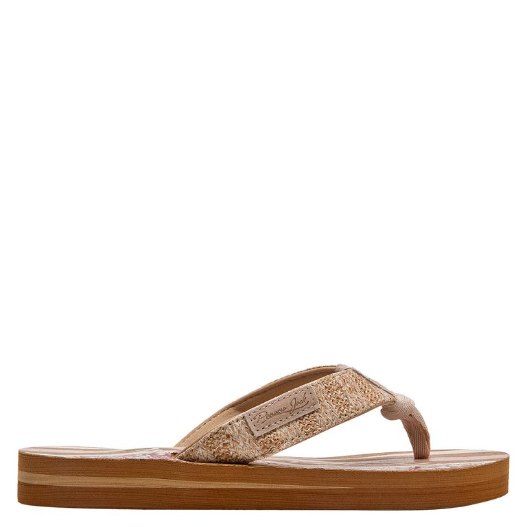 Sandalia Casual Mujer Marrón claro