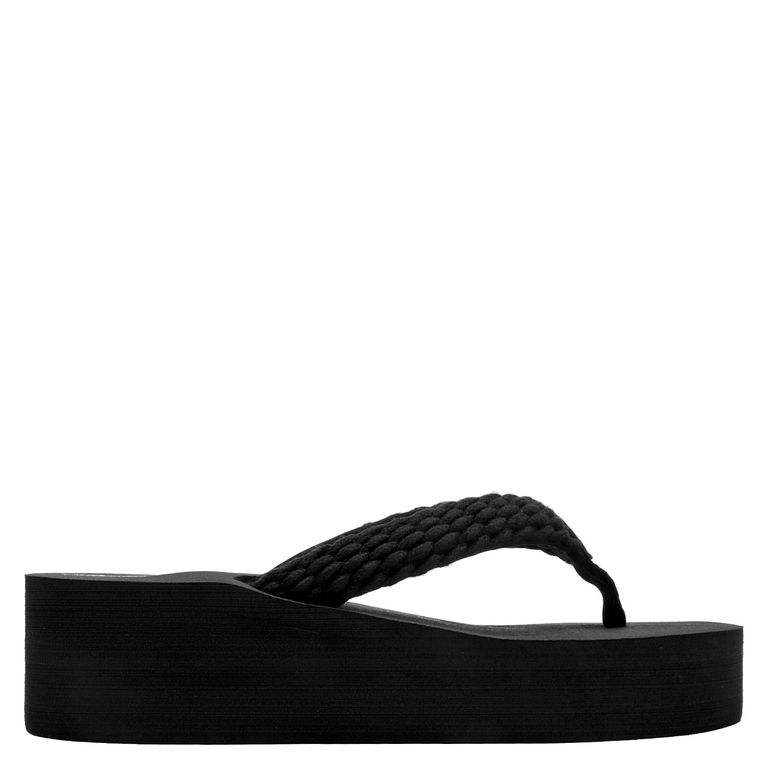 Sandalia Casual Mujer Negro