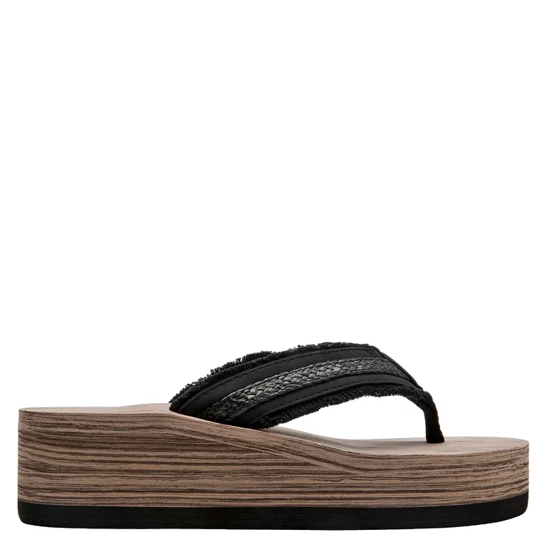 Sandalia Casual Mujer Negro