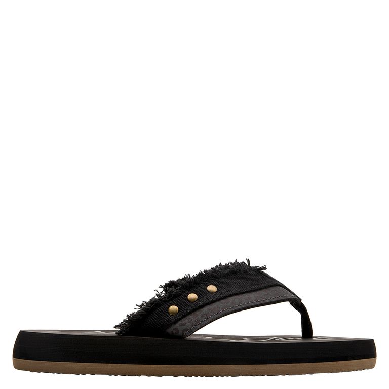 Sandalia Casual Mujer Negro