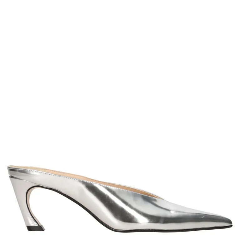 Zapato Formal Mujer Plateado