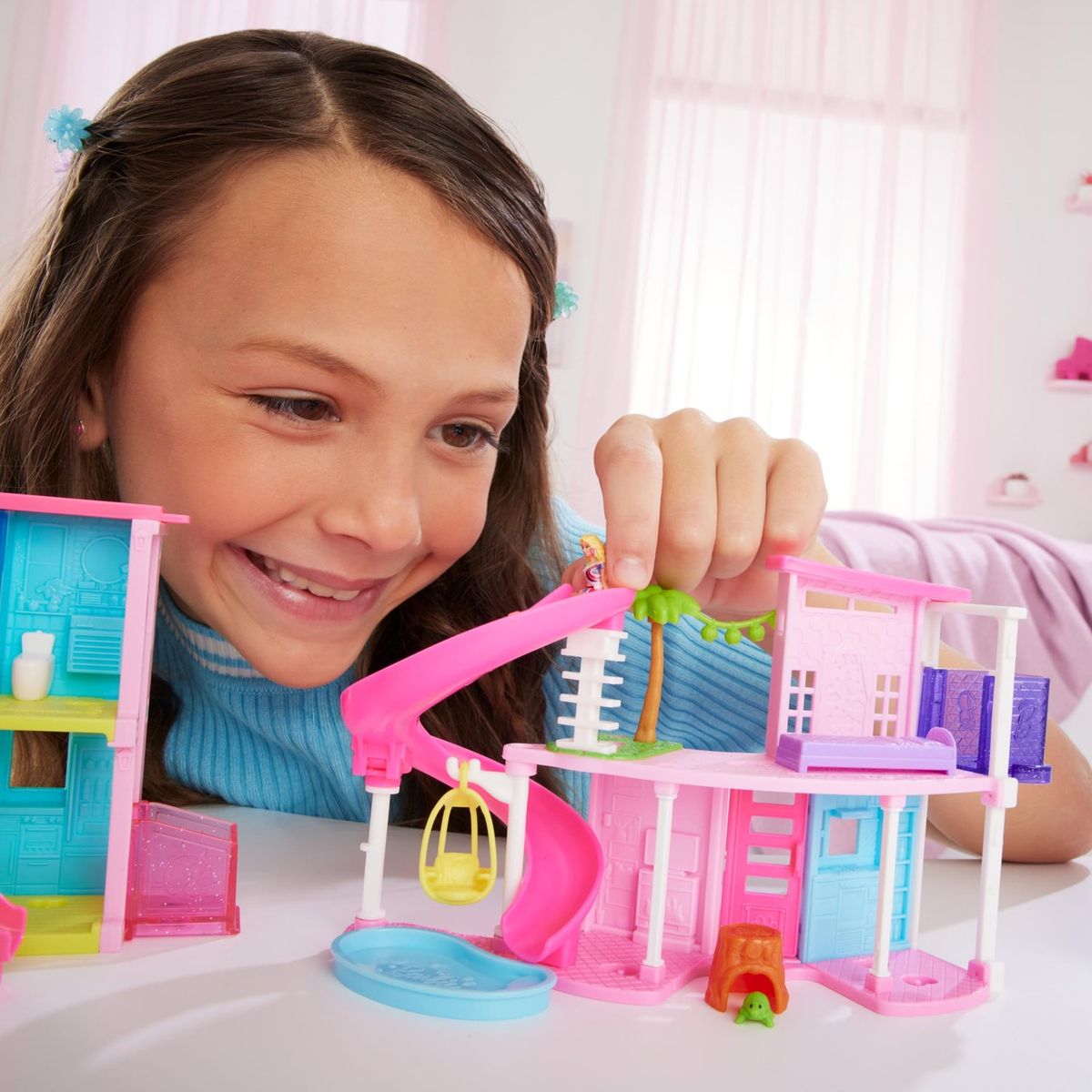 BARBIE Casa de muñecas Barbie Mini BarbieLand con ascensor | Falabella ...