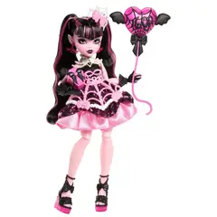MONSTER HIGH - Muñeca Draculaura cumpleaños aterrador