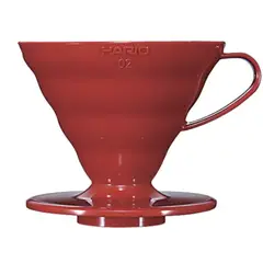 HARIO - Cafetera Dripper Acrilico Tamaño 02 Rojo
