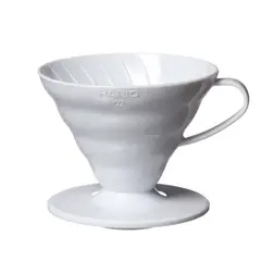 HARIO - Cafetera Dripper Acrilico Tamaño 02 Blanco