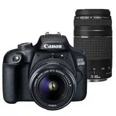 CANON - Kit EOS 2000D Rebel T7 18-55mm + lente 75-300mm