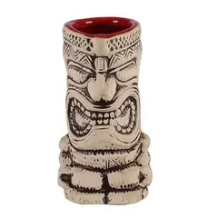 FEROZ - Vaso Tiki Ancestral Roja 420 ml