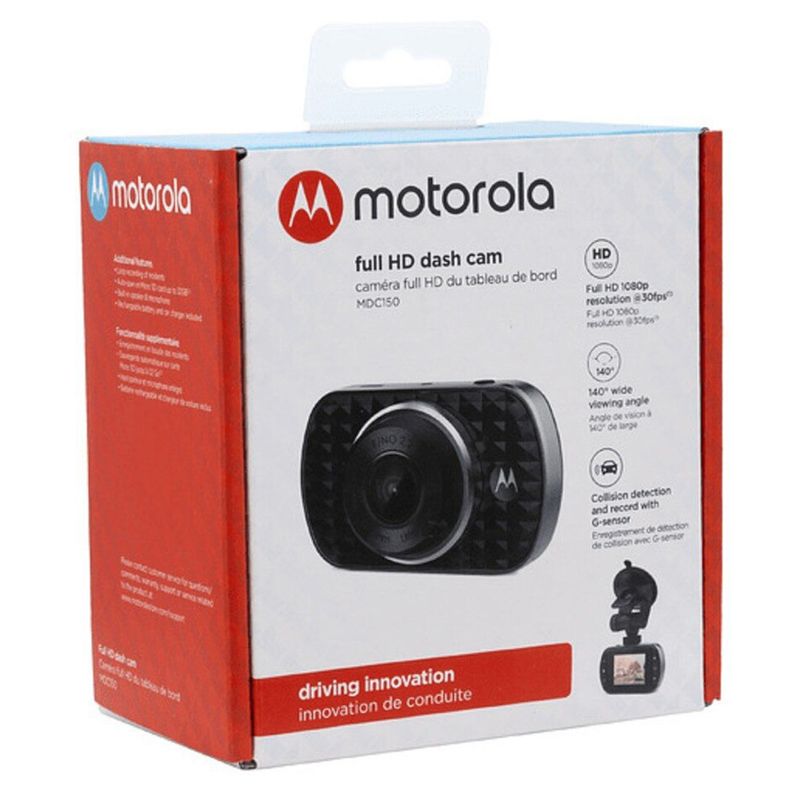 MOTOROLA - Cámara De Auto Motorola Mdc150 Dashcam 2 Full Hd