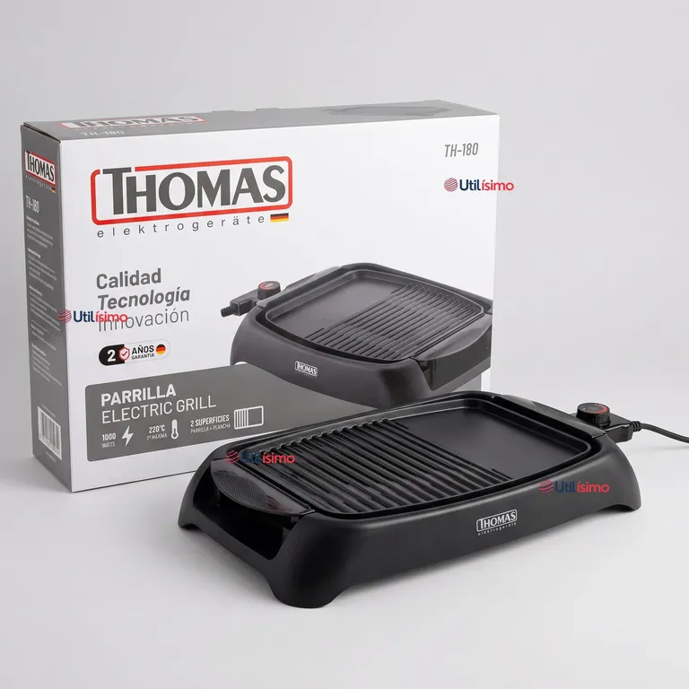 Parrilla Eléctrica Th-180 Potencia de 1000w