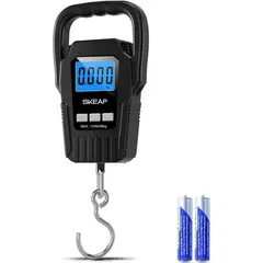 GENERICO - Balanza Digital SKEAP 50kg 110lb Gancho Pesca LCD