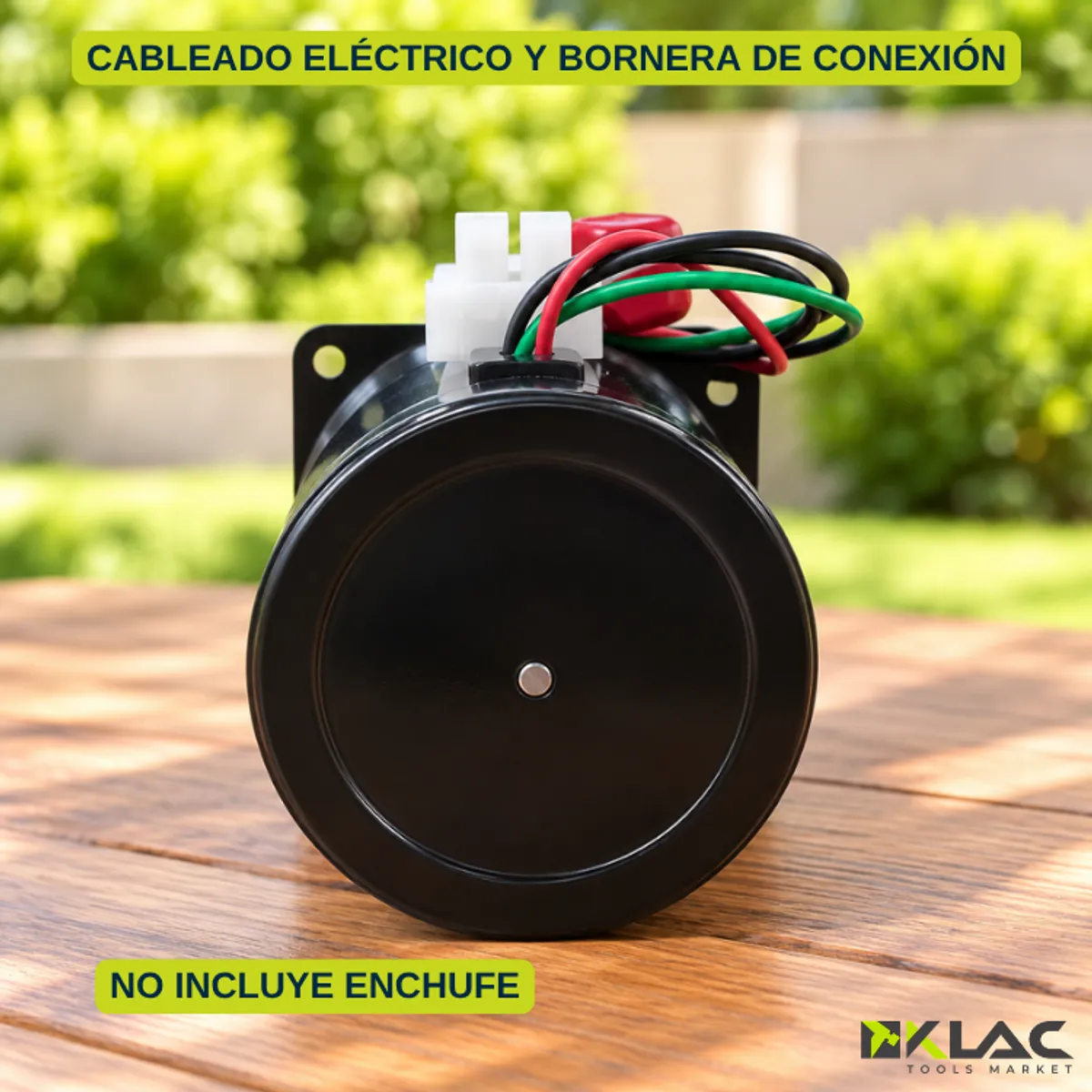 GENERICO - Motor Eléctrico Asador Parrilla Spiedo 30 Kg Eje 7mm