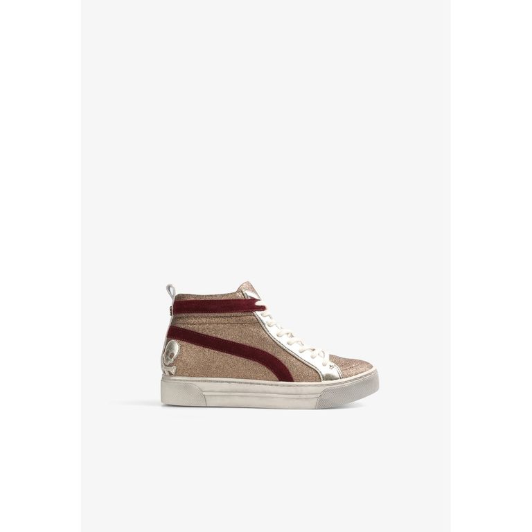 ZAPATILLAS BOTAS ALTAS TACHUELAS