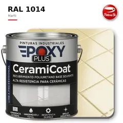 EPOXY - Pintura Renovadora para Cerámica y Porcelanato CeramiCoat 4L Marfíl