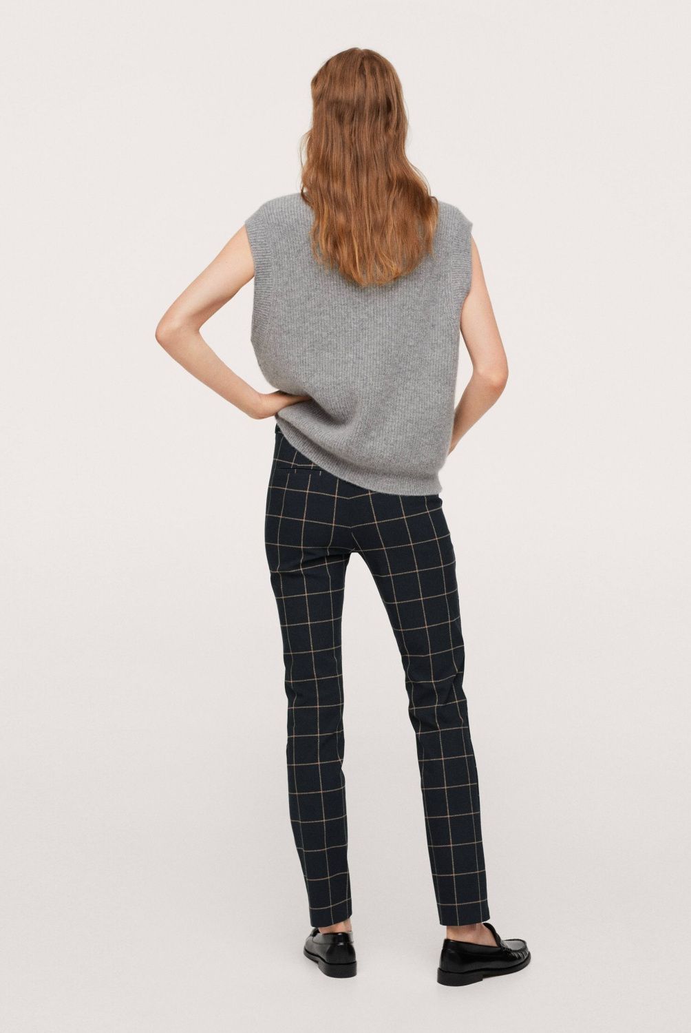 MANGO - Mango Pantalón Skinny Crop Cola Mujer