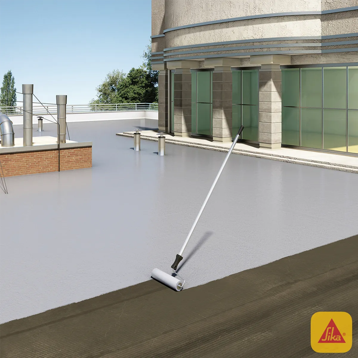 SIKA - SIKAFILL ALTA ELASTICIDAD - Revestimiento impermeable elástico acrílica base acuosa, tarro de 3kg
