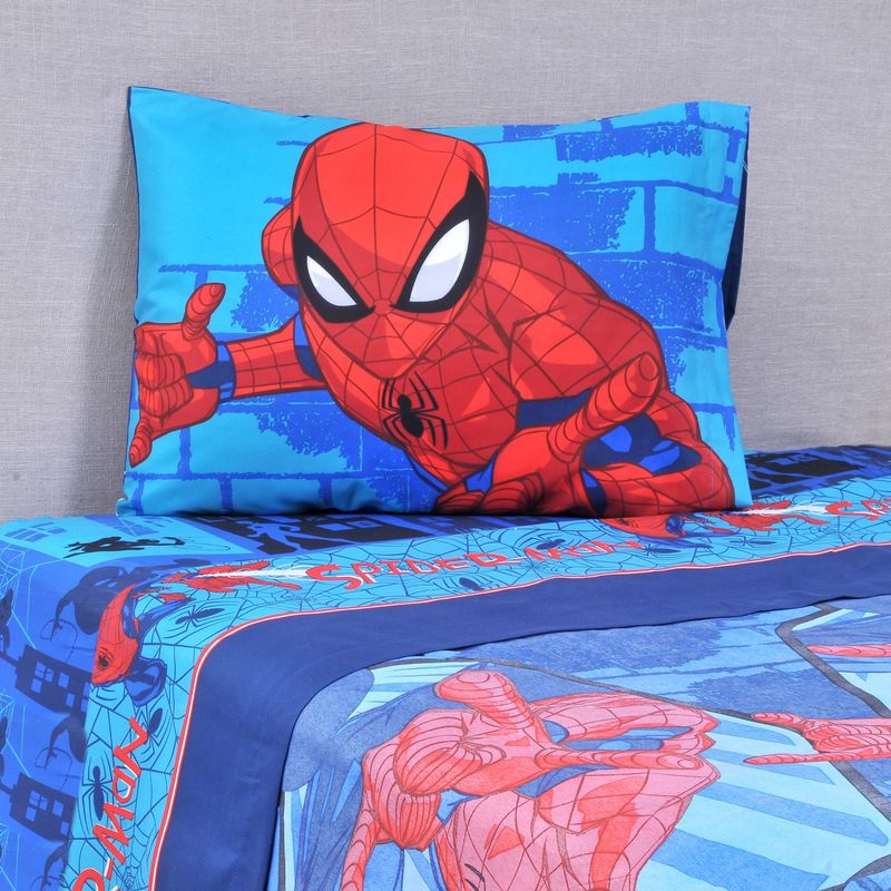 MARVEL - Juego De Sábanas Ciudad Spiderman