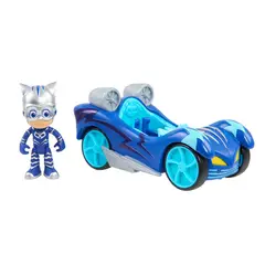 PJ MASKS - Vehículo Turbo Blast Cat-Car con Catboy
