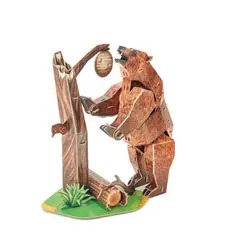 CUBICFUN - Rompecabezas 3D National Geographic Oso Pardo Brown Bear DS1096