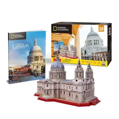 CUBICFUN - Rompecabezas 3D National Geographic Catedral San Pablo Londres DS0991