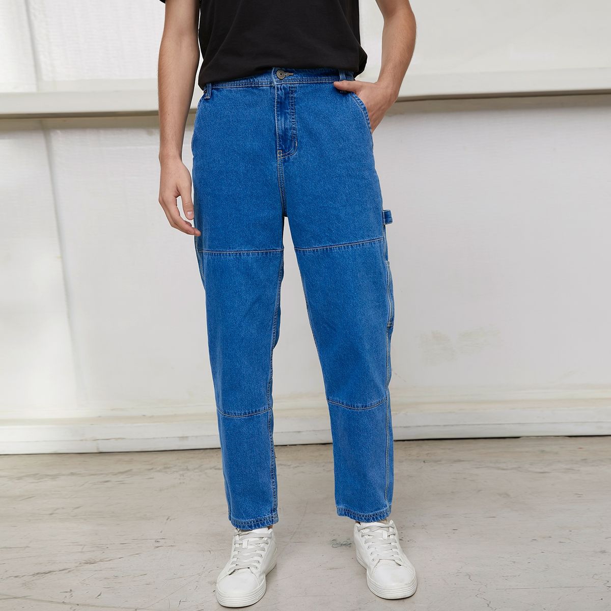 AMERICANINO - Jeans Carpinter Cargo Fit Hombre Americanino