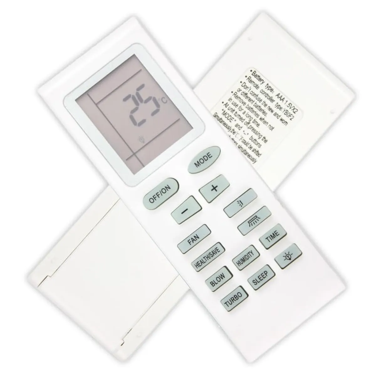 AMBM SHOP - Control Remoto Aire Acondicionado Universal Compatible con Anwo Gree Sanyo