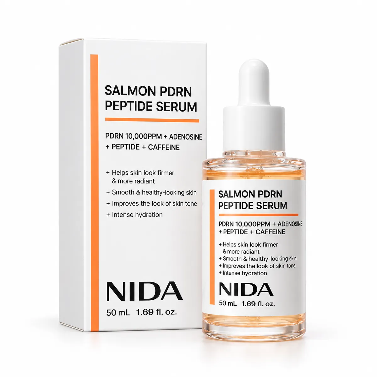 GENERICO - NIDA  Sérum  Salmon PDRN  10.000 ppm + Péptidos 50 ml