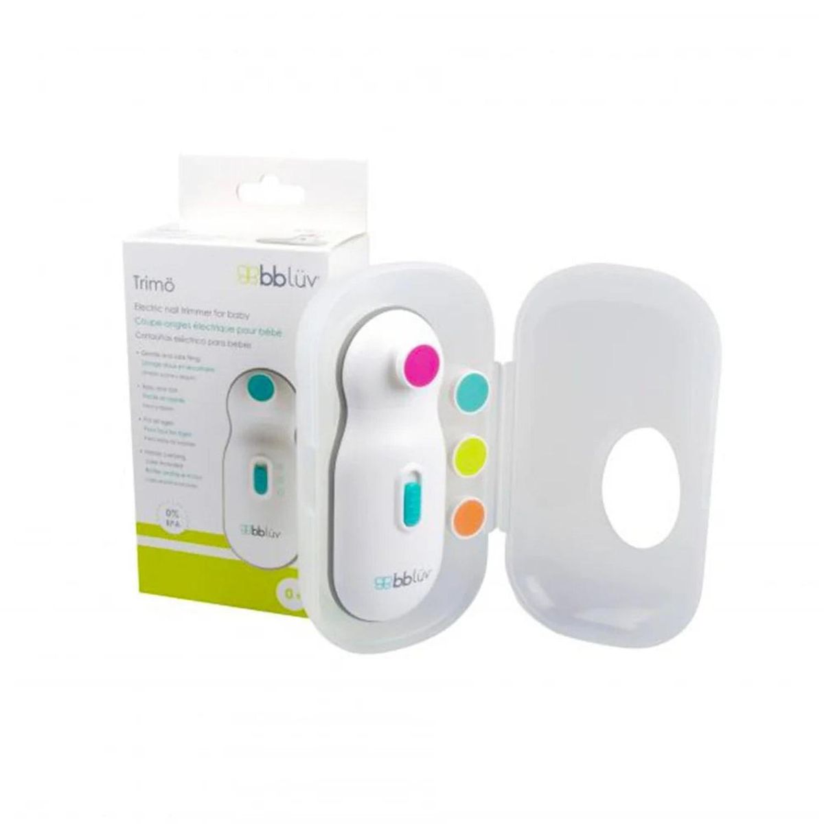 BBLUV - Limador de uñas eléctrico para bebés Trimö