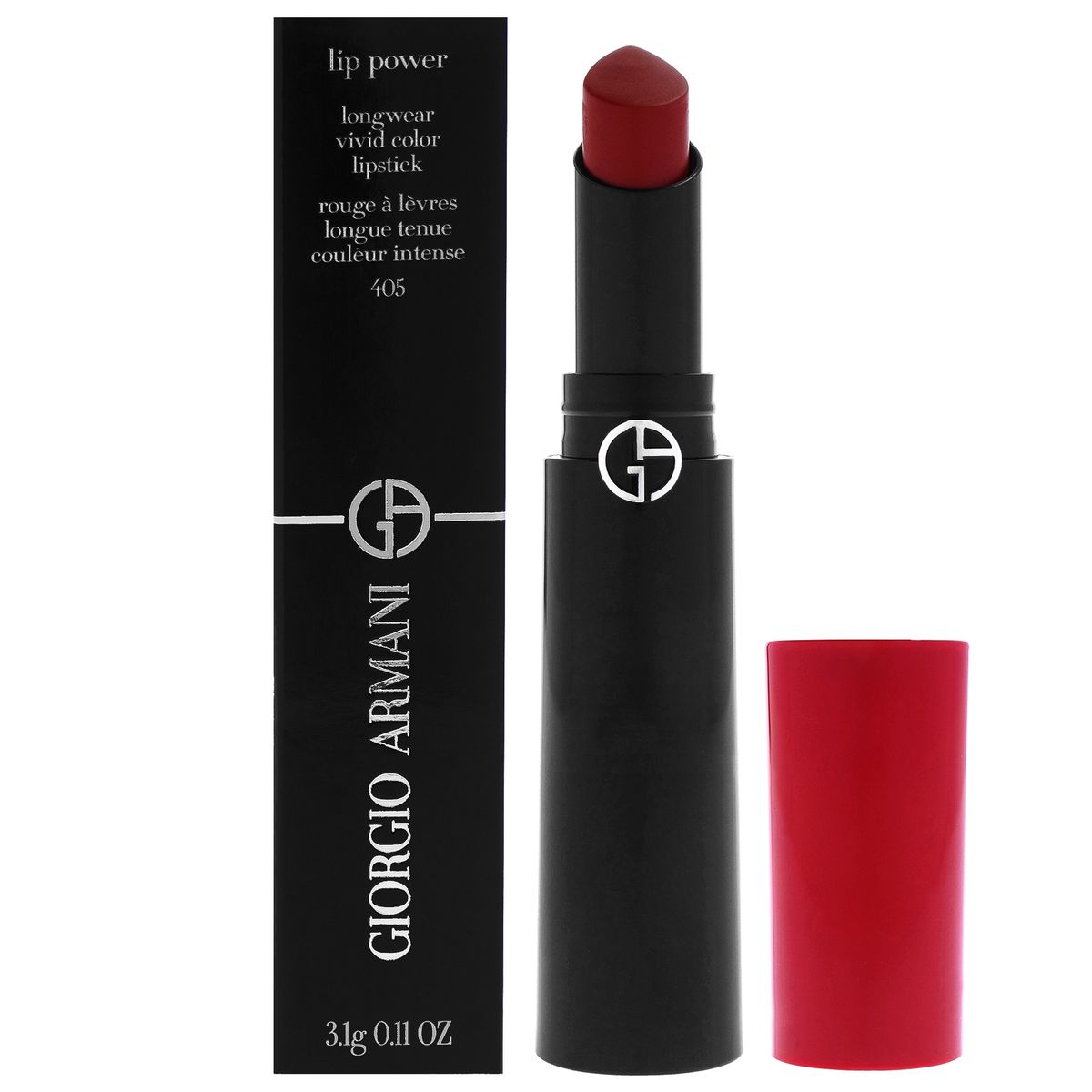 GIORGIO ARMANI - Giorgio Armani - Labial Lip Power de larga duración y color intenso - Tono 405 Sultan 3 ml