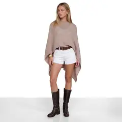 RAINDOOR - Short Denim Blanco Mujer