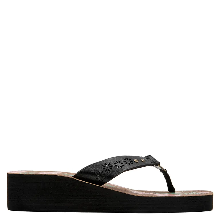 Sandalia Casual Mujer Negro