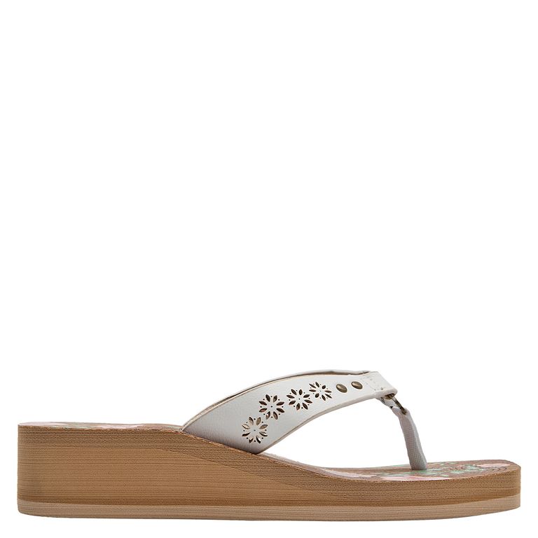 Sandalia Casual Mujer Blanco