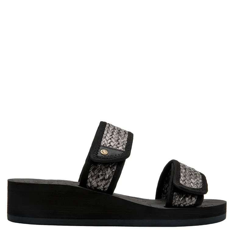Sandalia Casual Mujer Negro