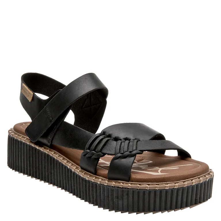 Sandalia Casual Mujer Negro