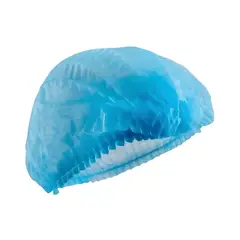 GENERICO - Pack 10 Unidades Cofia Desechable Azul de 21"