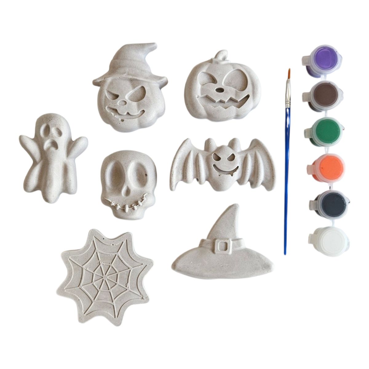 CREA TALLER - Kit Halloween de yeso para pintar