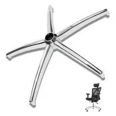 ATURE - Base 5 Estrellas Acero Galvanizado 70 Cm Para Silla Oficina