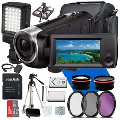 SONY - Videocámara Handycam HDR-CX405 HD Kit Completo Accesorios 13 Pzas