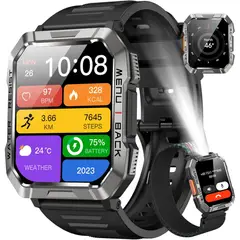 BLACKVIEW - Smartwatch Militar W60 2.01 100 Días Batería GPS