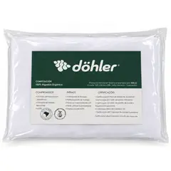 DOHLER - Pack 2 Fundas de Almohada Blanco