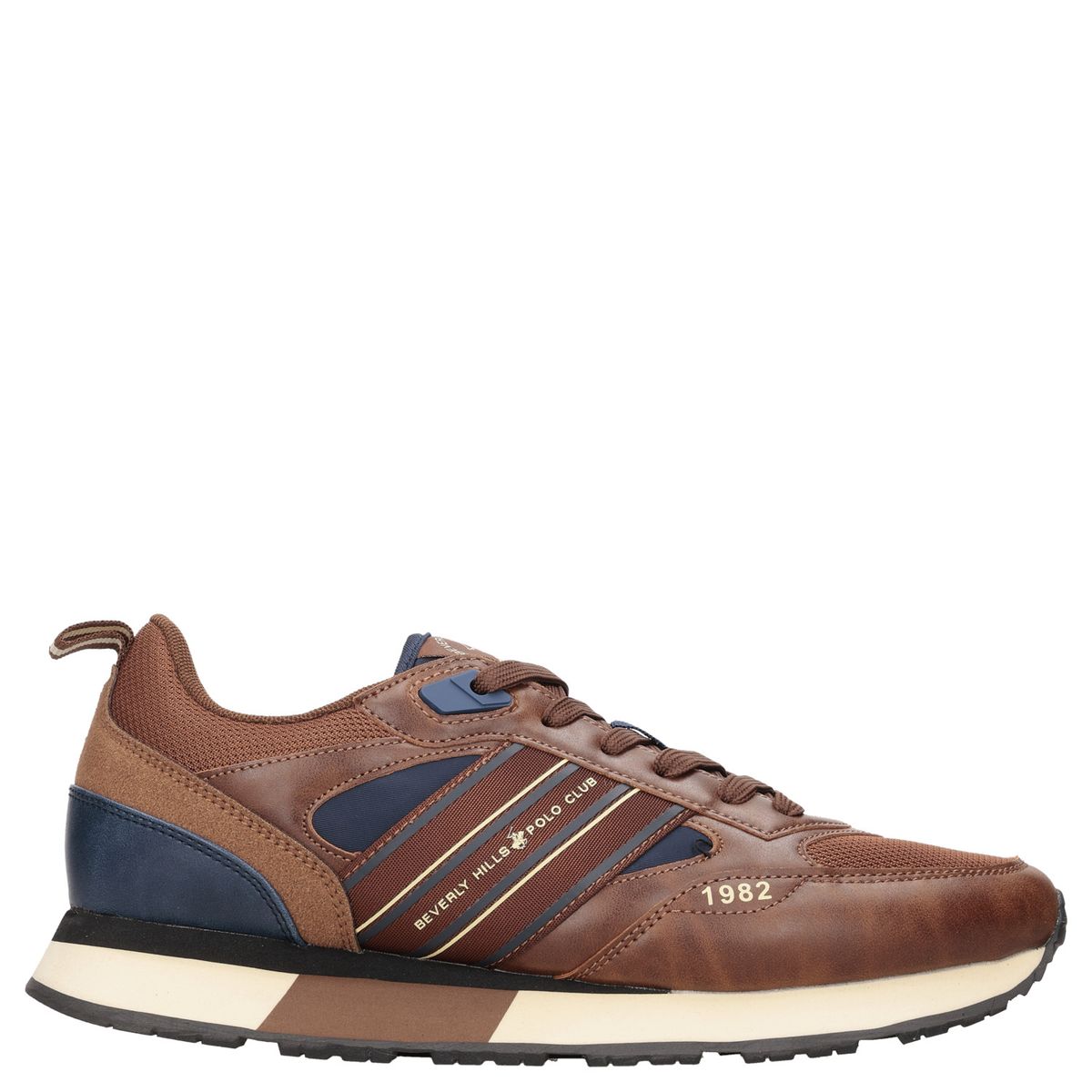 BEVERLY HILLS POLO CLUB - Zapatilla Casual Hombre Marrón Beverly Hills Polo Club