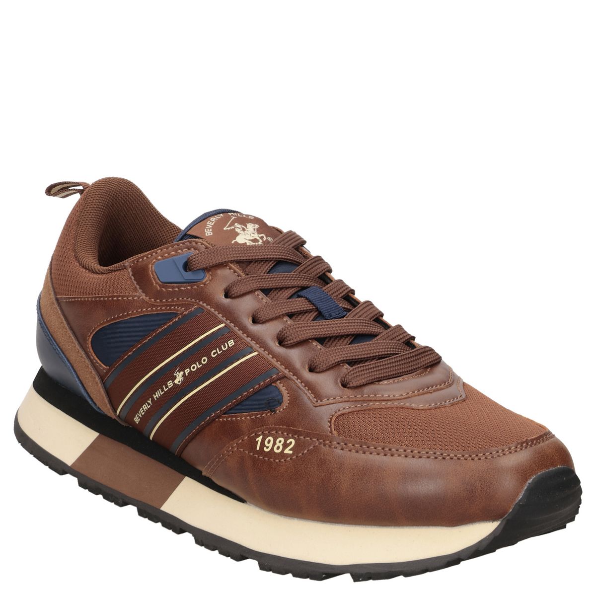 BEVERLY HILLS POLO CLUB - Zapatilla Casual Hombre Marrón Beverly Hills Polo Club
