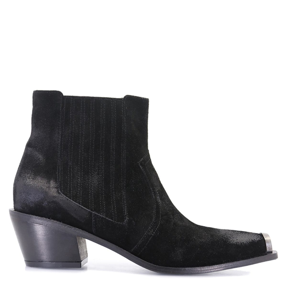 RICKY SARKANY - Bota Vaquera Mujer Cuero Negro Ricky Sarkany