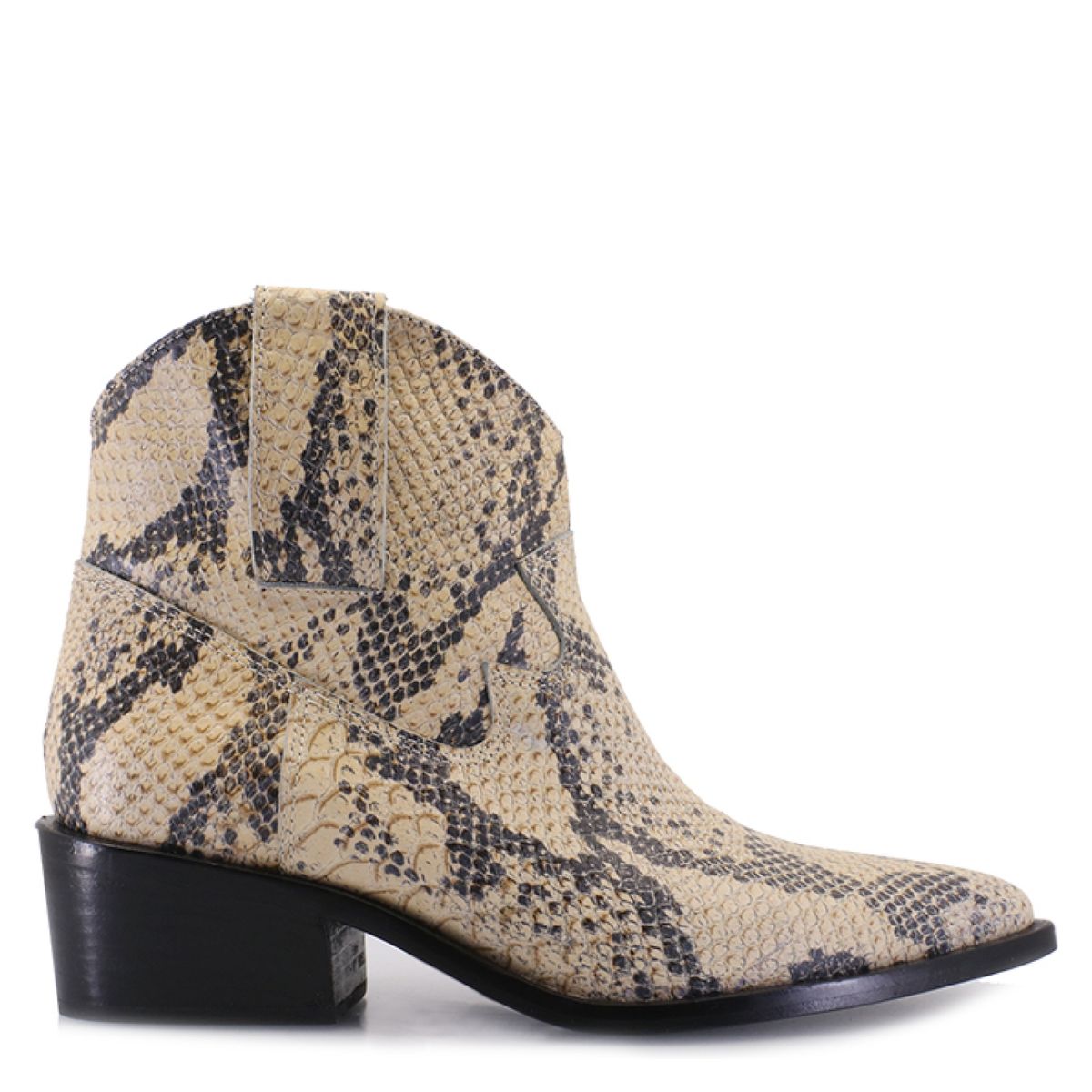 RICKY SARKANY - Bota Vaquera Mujer Cuero Beige Ricky Sarkany