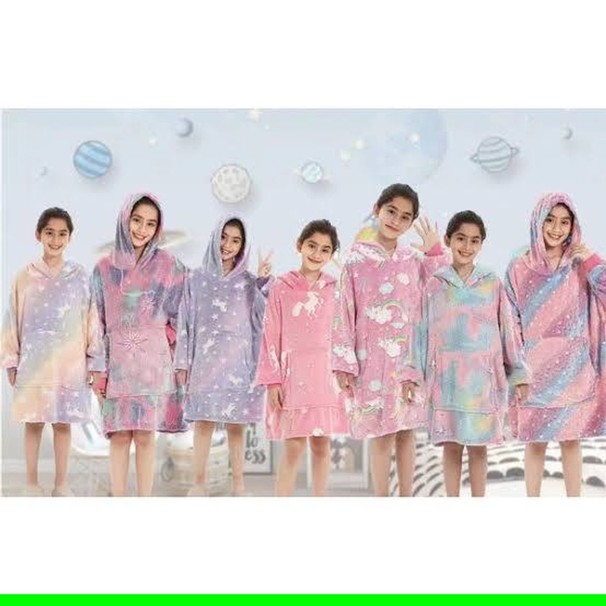 GENERICO - Sudadera Manta Con Capucha Para Niños