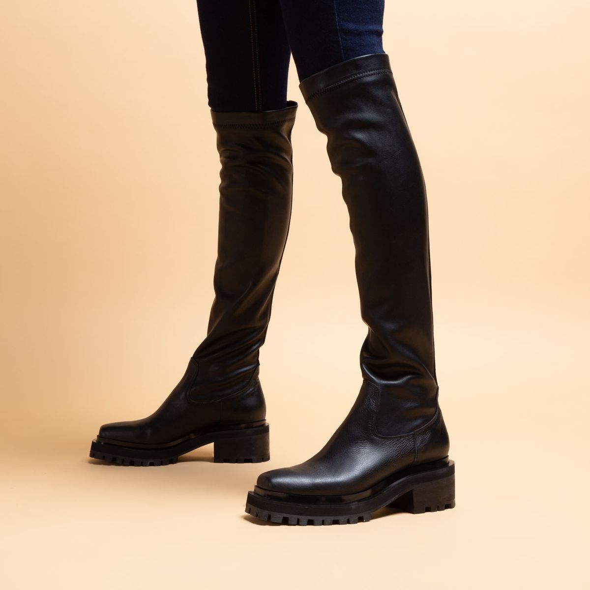 RICKY SARKANY - Ricky Sarkany Bota Mujer Cuero Negro